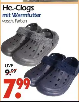 Wreesmann He-clogs Angebot