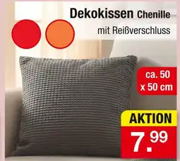 Zimmermann Dekokissen chenille Angebot