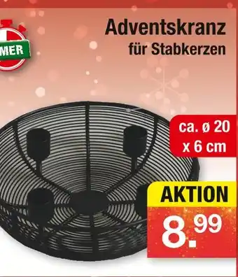 Zimmermann Adventskranz Angebot