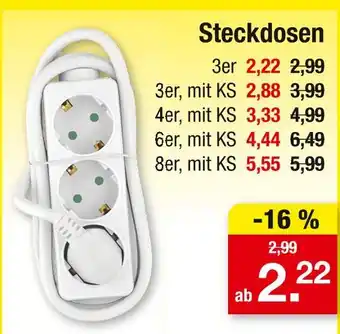 Zimmermann Steckdosen Angebot
