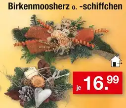 Zimmermann Birkenmoosherz o. -schiffchen Angebot
