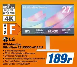 Expert Lg ips-monitor ultrafine 27us550-w.aeu Angebot