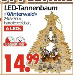 Wreesmann Led-tannenbaum winterwald Angebot