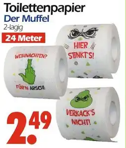 Wreesmann Der muffel toilettenpapier weihnachten? für'n arsch Angebot
