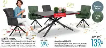 Trends Möbel Esstisch tarbek Angebot