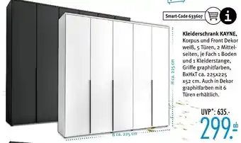 Trends Möbel Kleiderschrank kayne Angebot