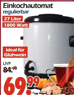 Wreesmann Einkochautomat Angebot