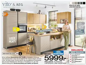 Ostermann Vito & aeg markenküche vito clare Angebot