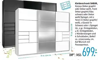 Trends Möbel Kleiderschrank sabur Angebot