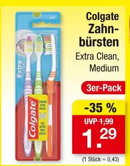 Zimmermann Colgate zahnbürsten extra clean, medium Angebot