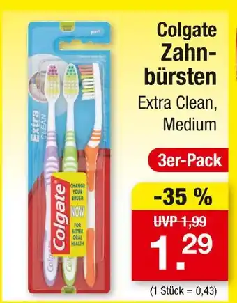 Zimmermann Colgate zahnbürsten extra clean, medium Angebot