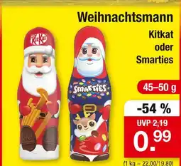 Zimmermann Kitkat weihnachtsmann kitkat Angebot