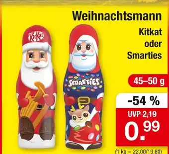Zimmermann Kitkat weihnachtsmann kitkat Angebot