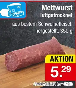 Zimmermann Mettwurst Angebot