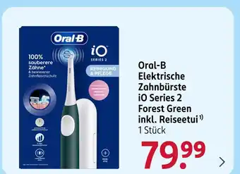 Rossmann Oral-b elektrische zahnbürste io series 2 forest green inkl. reiseetui Angebot