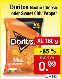 Zimmermann Doritos nacho cheese oder sweet chili pepper Angebot