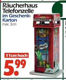 Wreesmann Räucherhaus telefonzelle Angebot
