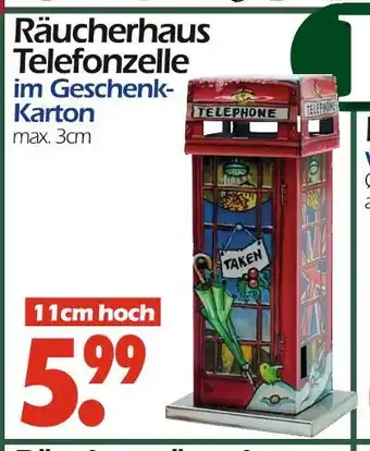Wreesmann Räucherhaus telefonzelle Angebot
