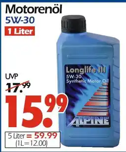 Wreesmann Alpine longlife iii 5w-30 synthetic motor oil Angebot