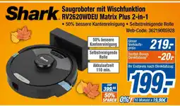 Expert Shark saugroboter mit wischfunktion rv2620wdeu matrix plus 2-in-1 Angebot