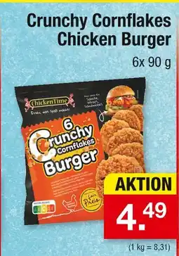 Zimmermann Chickentime crunchy cornflakes chicken burger Angebot