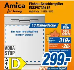 Expert Amica einbau-geschirrspüler egsp573911e Angebot