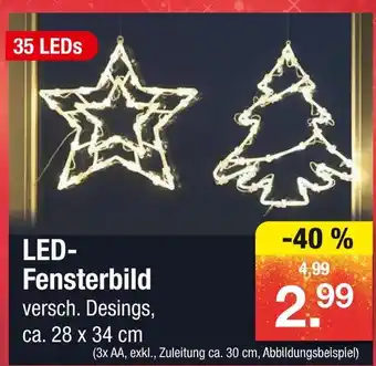 Zimmermann Led-fensterbild Angebot