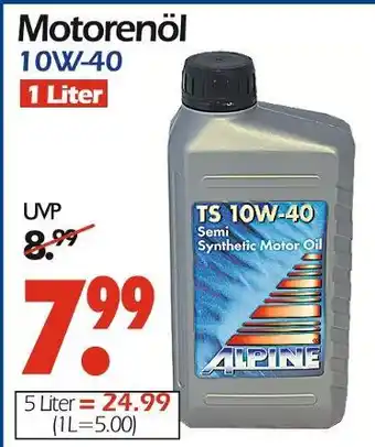 Wreesmann Alpine motorenöl 10w-40 Angebot