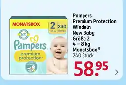 Rossmann Pampers premium protection windeln new baby größe 2 Angebot