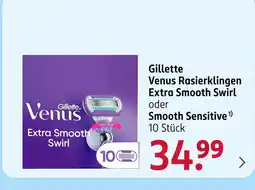 Rossmann Gillette venus rasierklingen extra smooth swirl Angebot