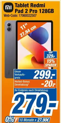Expert Mi tablet redmi pad 2 pro 128gb Angebot