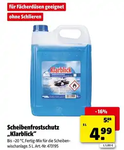 Hagebau Scheibenfrostschutz „klarblick“ Angebot