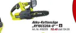 toom Baumarkt Ryobi akku-kettensäge ry18cs20a-0 Angebot