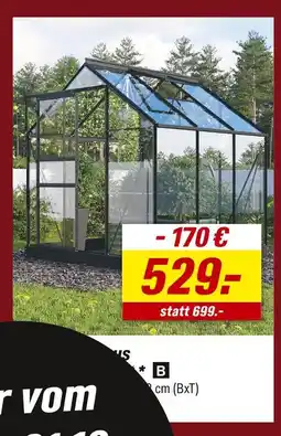 toom Baumarkt Gewächshaus 'planet 3800' Angebot