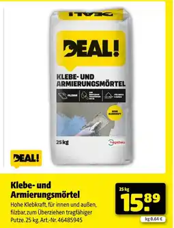 Hagebau Klebe- und armierungsmörtel Angebot