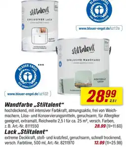 toom Baumarkt Wandfarbe 'stiltalent' Angebot