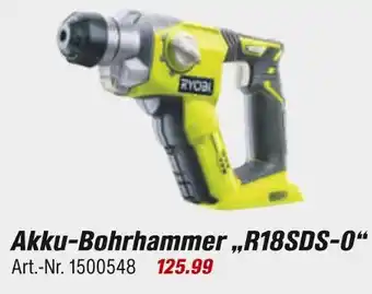toom Baumarkt Ryobi akku-bohrhammer r18sds-o Angebot