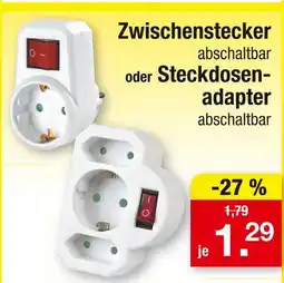 Zimmermann Zwischenstecker oder steckdosenadapter Angebot