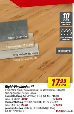 toom Baumarkt Rigid-vinylboden holznachbildung Angebot