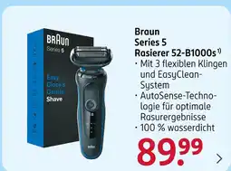 Rossmann Braun series 5 rasierer 52-b1000s Angebot