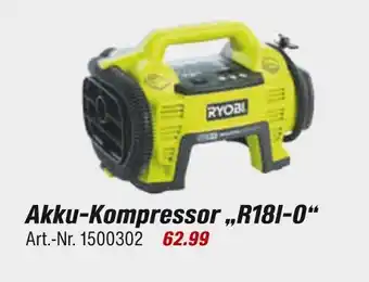 toom Baumarkt Ryobi akku-kompressor „r18i-o“ Angebot