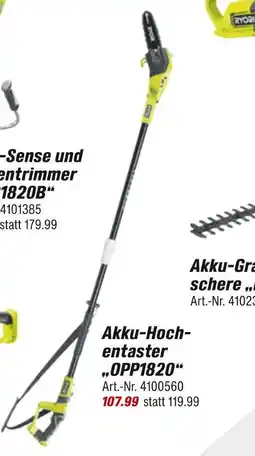 toom Baumarkt Ryobi akku-hochentaster „opp1820“ Angebot