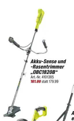 toom Baumarkt Ryobi akku-sense und -rasentrimmer obc1820b Angebot