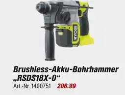 toom Baumarkt Ryobi brushless-akku-bohrhammer rsds18x-0 Angebot