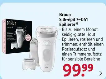 Rossmann Braun silk-épil 7–041 epilierer Angebot