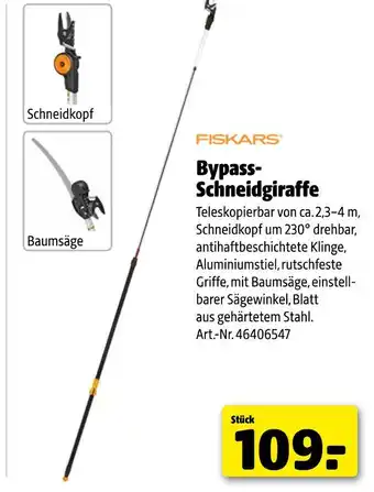 Hagebau Fiskars bypass-schneidgiraffe Angebot