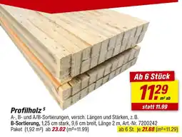 toom Baumarkt Profilholz a-, b- und a/b-sortierungen Angebot