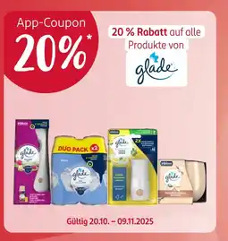 Rossmann Glade 20 % rabatt Angebot