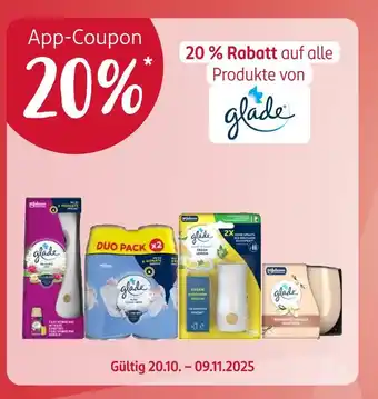 Rossmann Glade 20 % rabatt Angebot