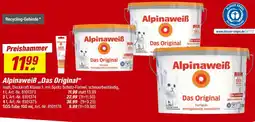 toom Baumarkt Alpinaweiß das original 1 l Angebot